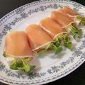♪珠香♪'s cooksnap of when they made 長芋の生ハム巻き.
