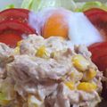 ほんなまみ's cooksnap of when they made 温玉☆サラダうどん.
