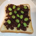 ミロ9607's cooksnap of when they made なんちゃってズボラずんだトースト♪.