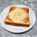 ＠迷子＠'s cooksnap of when they made ハムチーズトースト(マヨ砂糖).