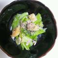 miparuru's cooksnap of when they made 春キャベツ＆油揚げ＆ツナの酢の物.