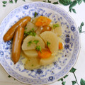 ダックスプードル's cooksnap of when they made 【ハーブを使って】大根とウインナーの煮物.