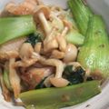 ゆかみお's cooksnap of when they made 鶏ムネとチンゲン菜の中華炒め.