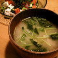 ならっぺ☆'s cooksnap of when they made えのきとみつばのお味噌汁♪.