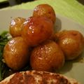 米俵米子's cooksnap of when they made 新じゃがのこってり♪つやつや♪甘辛煮.