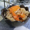 ぽっぽぺぺ's cooksnap of when they made 油揚げと昆布がイイ仕事してる✿人参ご飯✿.