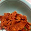 amikky's cooksnap of when they made 酒飲みの友！！砂肝＆にんにくの芽の炒め物.