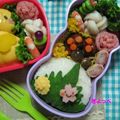 ８児のママきよっぺ's cooksnap of when they made 春のお弁当に☆さくらもち.
