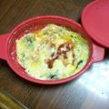 夜廼。's cooksnap of when they made ♦満腹朝食!レンジで即席★具沢山キッシュ.