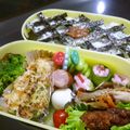 もさな's cooksnap of when they made ☆キャラ弁！簡単！のり弁deデコ弁②☆.