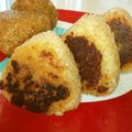 min7415's cooksnap of when they made 中まで味染み♡こんがり味噌焼きおにぎり.