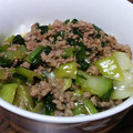 ティンク5296's cooksnap of when they made 青梗菜とひき肉のあんかけごはん.