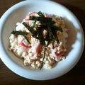 はるか2001's cooksnap of when they made ずぼら1人飯♪なんちゃってカニ玉丼.