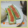 炙りサーモン's cooksnap of when they made 明太マヨ＊胡瓜ボート♪.