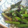 サーフブレイド's cooksnap of when they made アスパラのおかか炒め.
