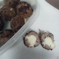 ゆーこmoko2's cooksnap of when they made たこ焼き器で焼く☆ジューシー肉団子☆.