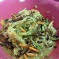 まんﾀﾛｳ's cooksnap of when they made 海藻麺で！もやし胡瓜の中華サラダ！.