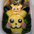 ☆藤茶☆'s cooksnap of when they made キャラ弁✿ピカチュウ♡モンスターボール.