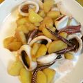 でいだらぼっち's cooksnap of when they made イカとポテトのアンチョビソテー.