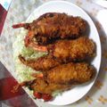 maichans's cooksnap of when they made びっくりエビフライ！！.