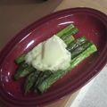 サーフブレイド's cooksnap of when they made アスパラのカマンベールチーズ焼き.