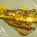 swallow76's cooksnap of when they made はんぺんの挽き肉チーズはさみ焼き.