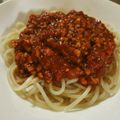 どんひょくふぁん's cooksnap of when they made フライパン１つでミートソーススパゲティ.