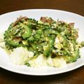 hitomiyasu's cooksnap of when they made 我が家流☆ゴーヤチャンプル☆.