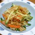ゆあちゃん。's cooksnap of when they made ♪切干とキュウリのゴマレモン醤油和え♪.