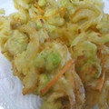sonop's cooksnap of when they made 旬を味わう！そら豆と新玉ねぎのかき揚げ.