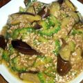 ケロトモ's cooksnap of when they made ☆夏バテ解消！ゴーヤと茄子の肉味噌炒め☆.