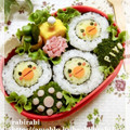 ＊ラビママ＊'s cooksnap of when they made にわとり親子の海苔巻き.
