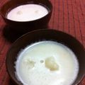 チャーミル's cooksnap of when they made 白いミルキィ～なおしるこ♡*ﾟ¨ﾟﾟ･.