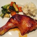 白玉季菜粉's cooksnap of when they made 一枚肉で作る♣お手軽ローストチキン.
