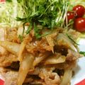 ogrebarrow's cooksnap of when they made 豚の生姜焼き.
