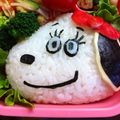 y4030's cooksnap of when they made キャラ弁★スヌーピーの妹　ベルのお弁当.