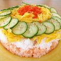 うさよ's cooksnap of when they made ✽ちらし寿司 de 寿司ケーキ✽.