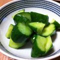 あひるﾁｬﾝ's cooksnap of when they made 病みつききゅうり.