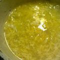 manamyan's cooksnap of when they made 簡単！卵とキャベツのふわとろスープ.