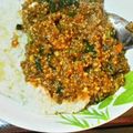 自家専用家政婦's cooksnap of when they made お弁当にも＊ほうれん草豆腐キーマカレー＊.