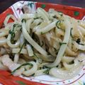 yu____ka's cooksnap of when they made アッサリ！大葉と豚バラの焼きうどん.