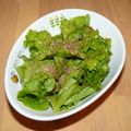 piro55's cooksnap of when they made レタスの胡麻ゴマ和え.