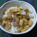 しのばぁたん's cooksnap of when they made 筍とレンコン挽き肉混ぜご飯★.