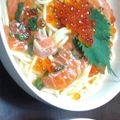 ＨtＭ's cooksnap of when they made おはしで食べる和風冷製パスタ.