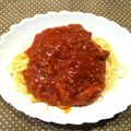 coho's cooksnap of when they made スパゲティミートソース.