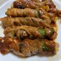 ☆放春花☆'s cooksnap of when they made 簡単！贅沢☆チーズちくわ肉巻き.