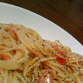 fitmaria's cooksnap of when they made 簡単☆定番☆トマトとチーズのパスタ.
