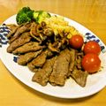 マッハママ's cooksnap of when they made ポークステーキきのこガーリックソース.