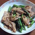 じゅん♪'s cooksnap of when they made 豚肉とアスパラの中華炒め.