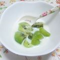まっちー食堂's cooksnap of when they made ヘルシーで美味☆簡単キウィの豆乳かけ.
